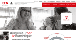 Desktop Screenshot of isen.fr